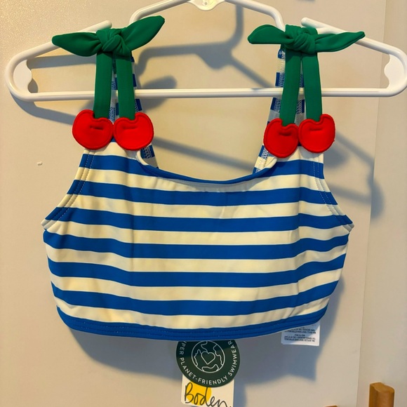 NWT Cherry Swim Top - Picture 1 of 4